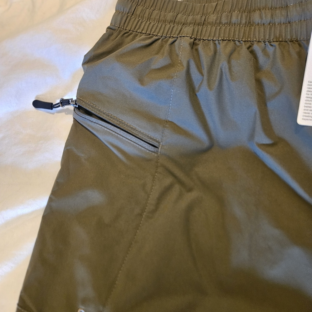 Gradual Olive Green Drawstring Mens Shorts Xl - Picture 6 of 7